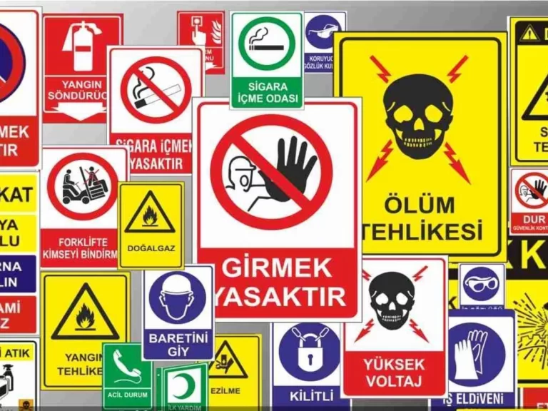 İş Güvenliği Levhası Ankara — Ankara
